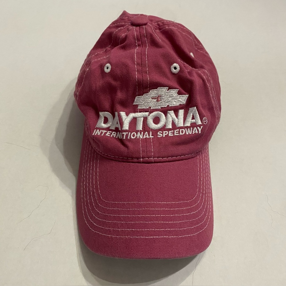 🏎️NASCAR, Daytona International Speedway, Color Pink, Adjustable Back Strap, Cap